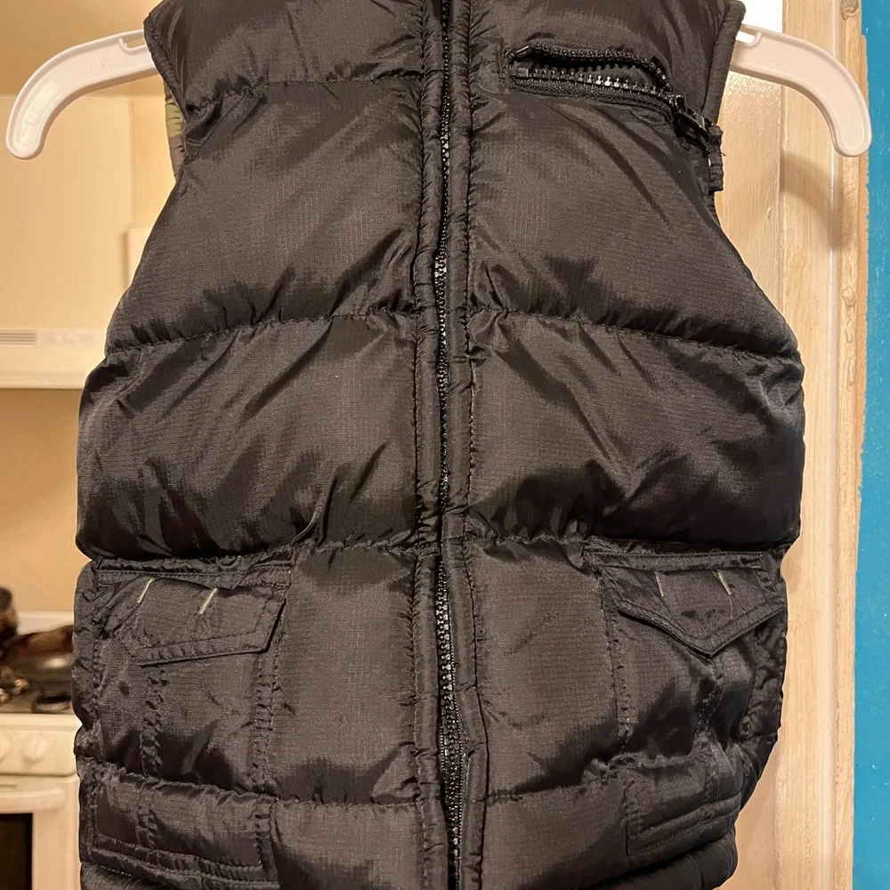 Joe Brown and Tan Puffer Vest Size 3